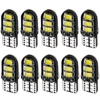 10PCS T10 W5W 6 SMD LED Silica Gel Waterproof Wedge Light 194 2825 WY5W Silicone Shell Car Reading Dome Lamp Auto Parking Bulb ► Photo 1/6