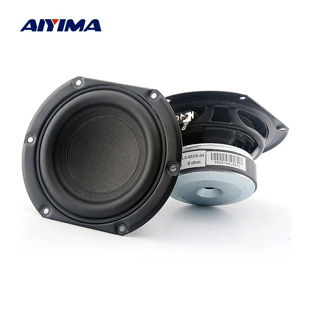 Динамик AIYIMA 4 дюйма для Hi-Fi домашнего кинотеатра 6 Ом 30 Вт | - Цена: 2 020,79 руб.