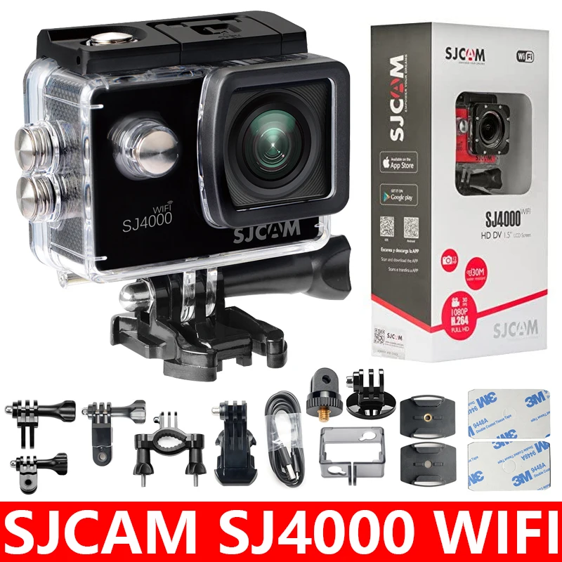 Оригинальная Спортивная Экшн камера SJCAM SJ4000 с Wi Fi 1080P экран 2 0 дюйма Full HD