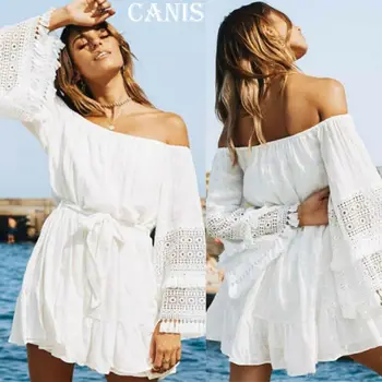 

Summer Womens Boho Maxi Dress Lady Evening Cocktail Party Beach Dress Sundress