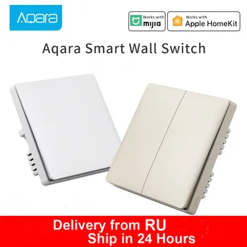 

Aqara Smart Wall Switch Control Light Wireless Switch Zigbee No Neutral Smart Remote Light Work With Mijia App And Apple Homekit
