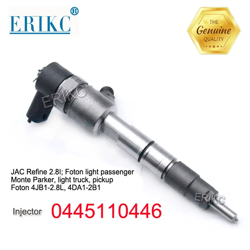 ERIKC 0 445 110 446 Common Rail Injectors 0445110446 Diesel Fuel Injection Nozzle 0445 for JAC Foton | Автомобили и мотоциклы