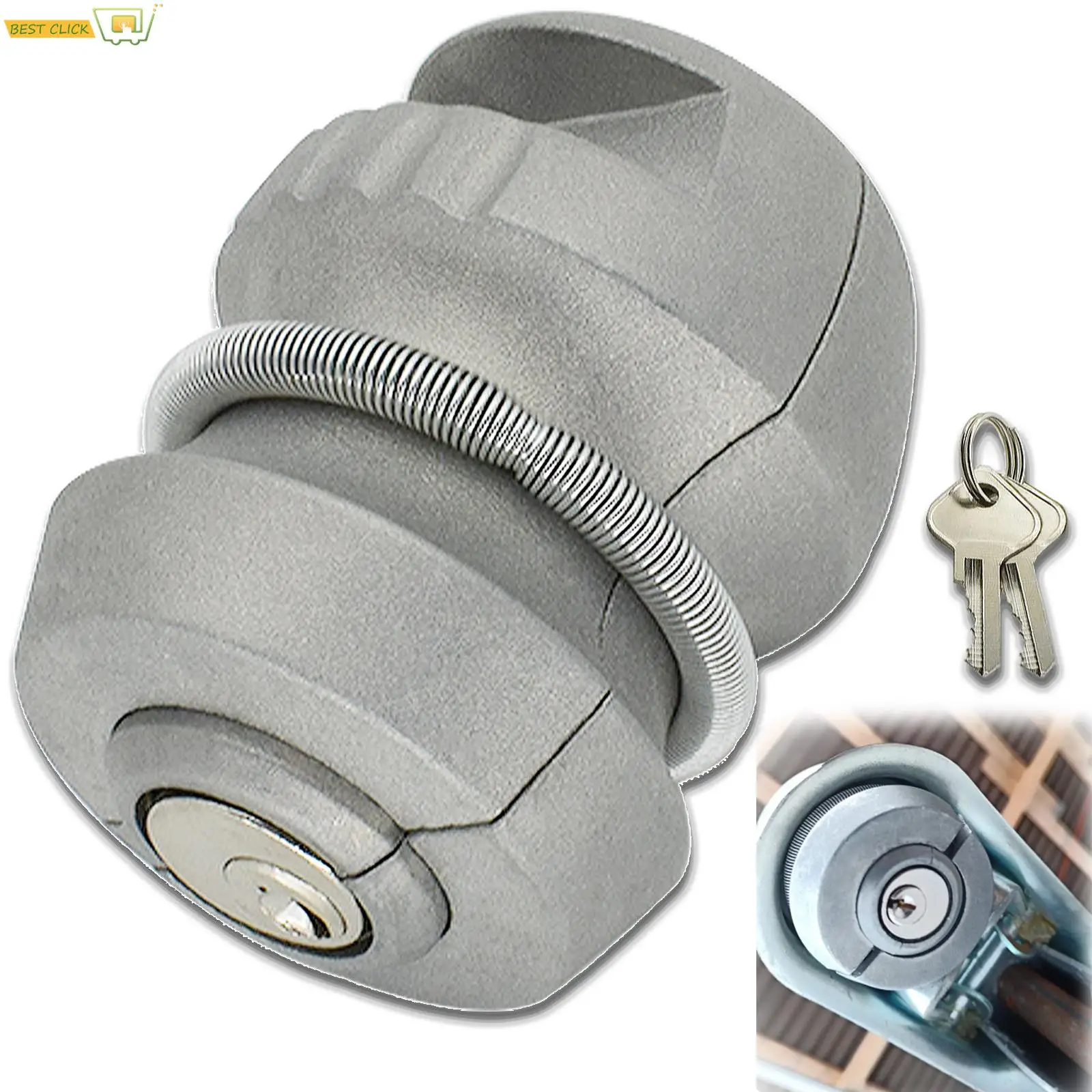 Universal Zinc Alloy Trailer Coupling Lock Hitch Ball Lock Anti Theft