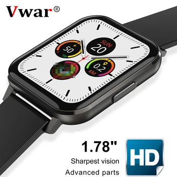 

Vwar GXT Smart watch big screen 1.78 inch 420*485 IP68 ECG SmartWatch Android Multi-Sports Mode Blood Pressure Oxygen Relojes