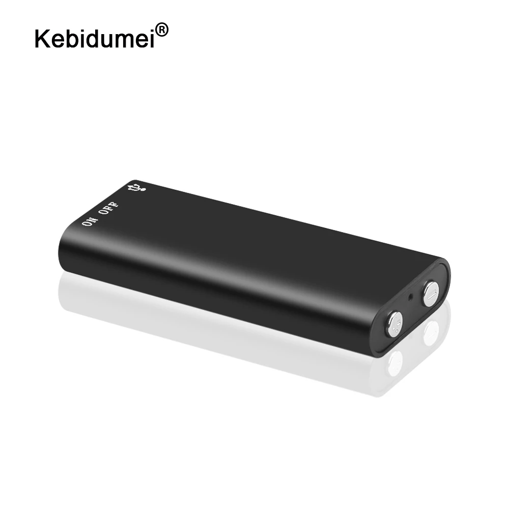 Kebidumei Мини цифровой Аудио Диктофон 8 Гб памяти USB флэш диск стерео MP3 музыкальный