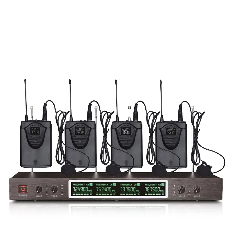 VHF Беспроводная микрофонная система петличный микрофон для больших и маленьких наружных внутренних мероприятий, сценический беспроводной микрофон - Цвет: Lavalier microphone