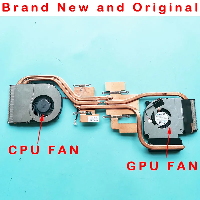 New Laptop CPU GPU Cooler Heatsink Fan for Shinelon T3 PRO EGC77100V1
