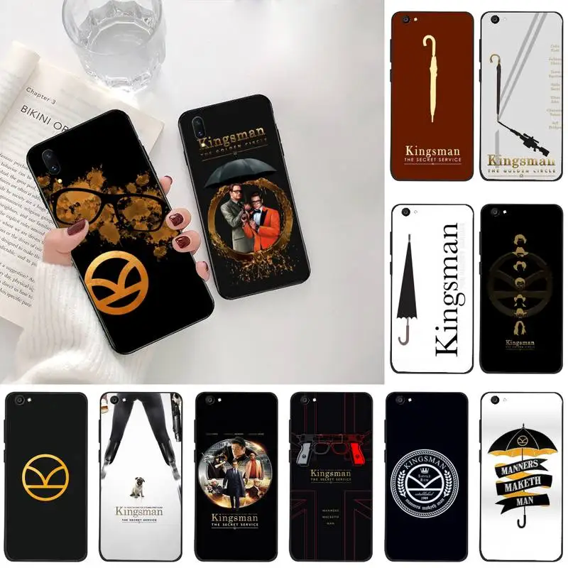HPCHCJHM Kingsman black чехол для телефона Hull Vivo Y91c Y17 Y51 Y67 Y55 Y93 Y81S Y19 V17 vivo s5|Бамперы| |