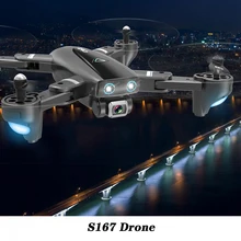 S167 складной Профессиональный Дрон с камерой 4K HD селфи 5G gps WiFi FPV широкоугольный Радиоуправляемый квадрокоптер Вертолет игрушка E520S SG900-S