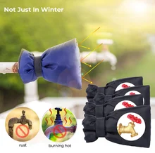 1pcs Outdoor Faucet Cover Anti-Freeze Hose Bib Water Faucet Protector Frost Protection Cover Winter Tap Cloth Cover Accessories