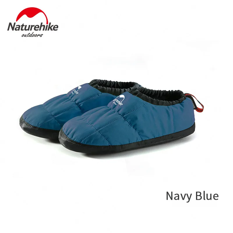 Navy Blue Зимняя обувь Naturehike-10 ℃~ 5 ℃ теплая хлопковая ветрозащитная Нескользящая дышащая 305 г Ультралегкая зимняя обувь для походов домашняя обувь - Цвет: Navy Blue