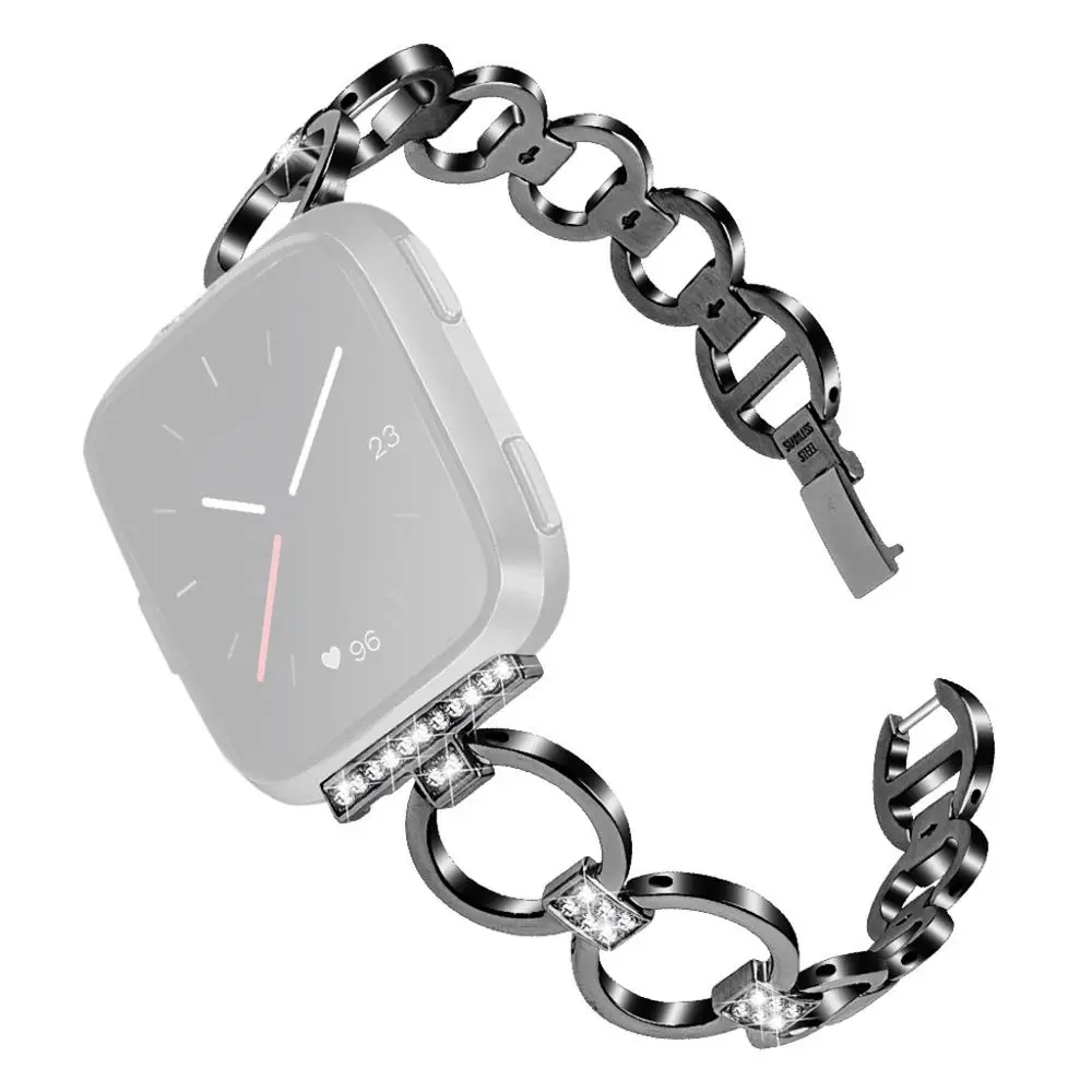Для Fitbit Versa Lite Браслет замена девушки часы ремешок наручный браслет Роскошные умные часы долговечные аксессуары#802