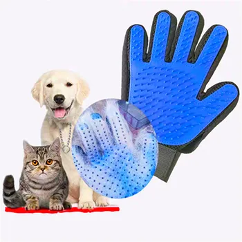 

Pet Dog Cat Grooming Glove Pet Hair Remover Massage Brush Dog Bath Cat Cleaning Supplies Cat Accessoies Dog Combs