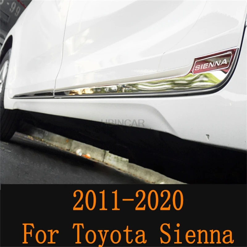 Для Toyota Sienna 2011-2020 боковая дверь украшение корпуса молдинг протектор отделка