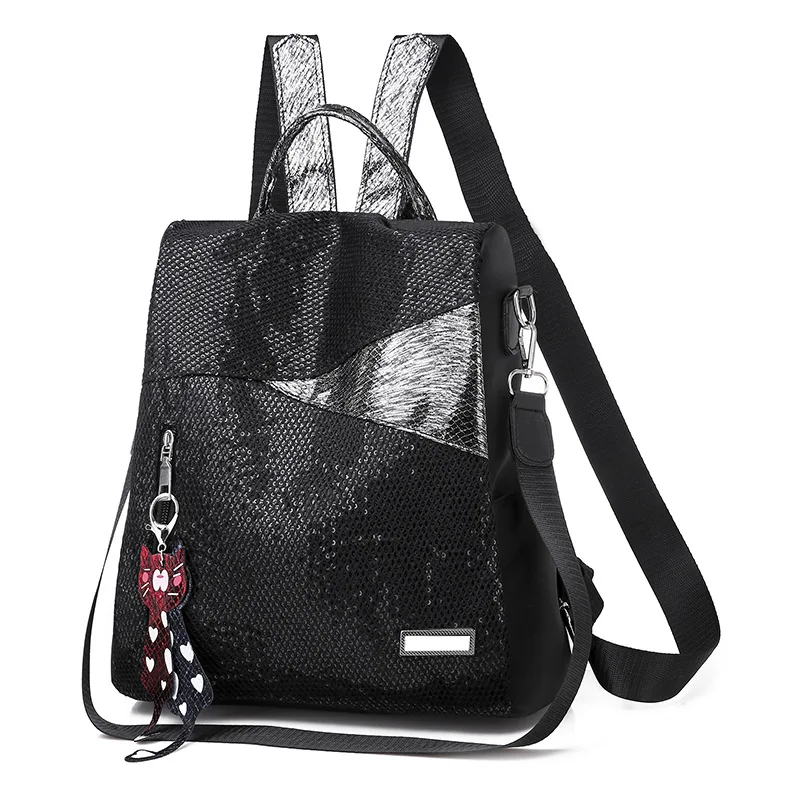 

Oxford Cloth Backpack Women's Popular Brand 2019 New Style Waterproof Nylon Anti-Theft School Bag Women's Large Versatile Backpa
