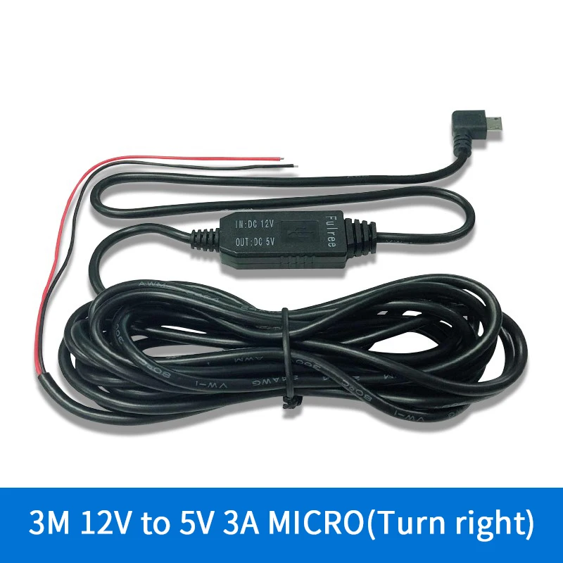DC-DC автомобиля Мощность от 12 В до 5 В пост 3A 15 Вт модуля преобразователя Micro USB для ступенчатого понижения Мощность Выход адаптер медленном огне автоматической защиты - Цвет: Синий