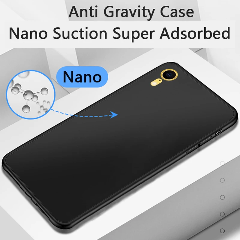 La coque Anti-Gravity Case permet de coller son téléphone n'importe où 