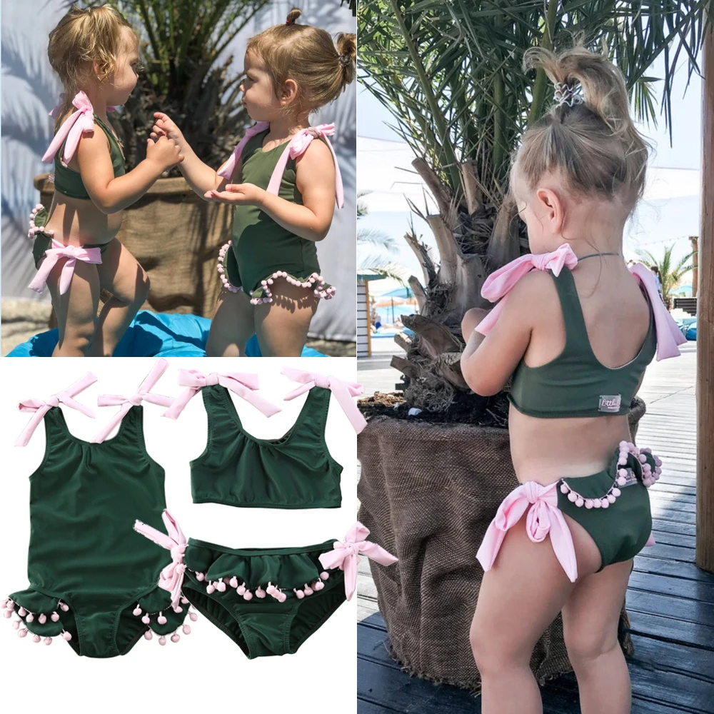 Цельнокроеный купальный костюм принцессы для малышей детский купальник