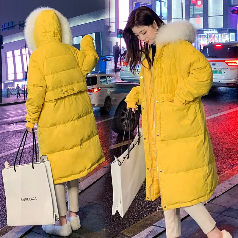 

Cool Fashion Hooded Cotton-padded Clothes/Cotton Coat 2019 Winter Mid-length Elegant