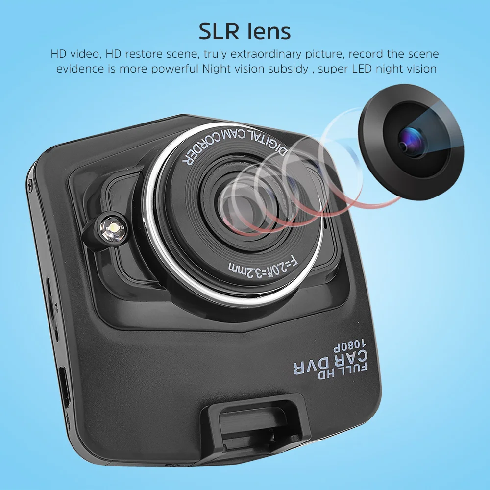 Aoshike, новинка, мини Автомобильный видеорегистратор, DVR камера, SD 1080 P, видеорегистратор, g-сенсор, камера ночного видения