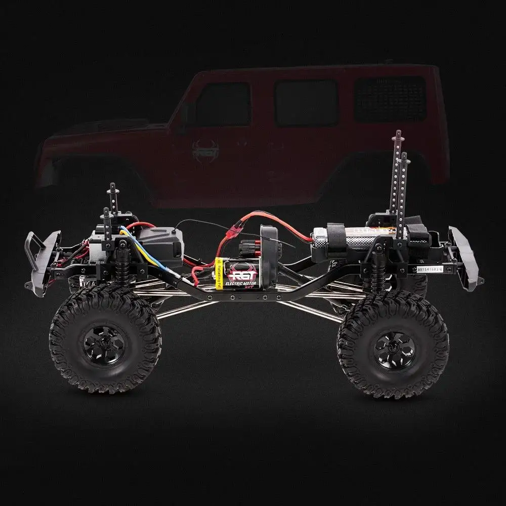 RCtown DIY Kit RGT 86100 1/10 2,4G 4WD RC Рок Гусеничный RC автомобиль внедорожник Грузовик новое поступление