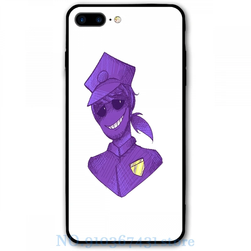 Purple Guy - FNAF Phone Case For iPhone 12 Pro 11 X XR XS Max 8 7 6 6s Plus 5s Soft TPU Glass Back Cover | Мобильные телефоны и