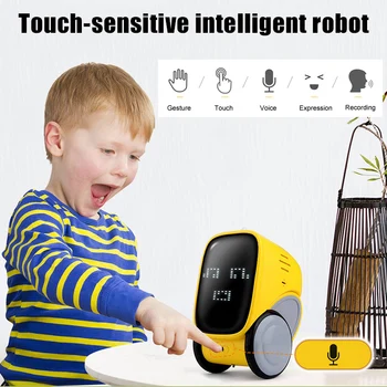 

JJRC R16 Touching Induction Intelligent Robot Voice Command Gesture Induction Recording Music Robot Toy MSU88