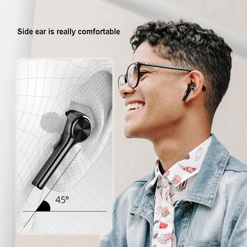 Aminy TWS, Bluetooth 5,0, настоящие беспроводные наушники, Hi-Fi стерео наушники, Спортивные Беспроводные наушники с дисплеем для зарядки аккумулятора