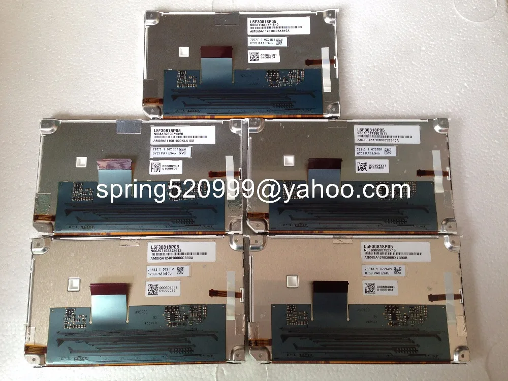 sanyo L5F30818P01 L5F30818P03 L5F30818P05 L5F30818P06 6," ЖК-экран панель для автомобильное радио VW Navi
