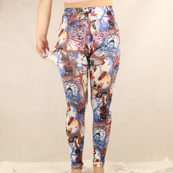 

Women Legings 2020 Print Sports Workout Casual Legin Pattern Jeggings Pants Floral Summer