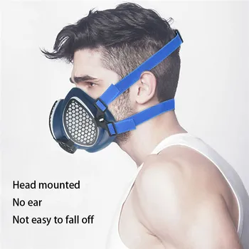 

Gas mask Dust Mask Anti-particle Filter Industrial Spray Paint Weld Dustproof Coolflow Valve Protective Respirator