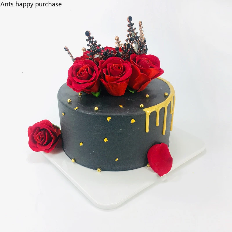 ケーキモデルシミュレーション黒クラウンレッドローズ誕生日ケーキモデルサンプル装飾ケーキショップディスプレイキャビネットサンプル撮影小道具 Aliexpress Home Garden ケーキモデルシミュレーション黒クラウンレッドローズ誕生日ケーキモデルサンプル装飾ケーキショップディスプレイキャビネットサンプル撮影小道具 Aliexpress Home Garden