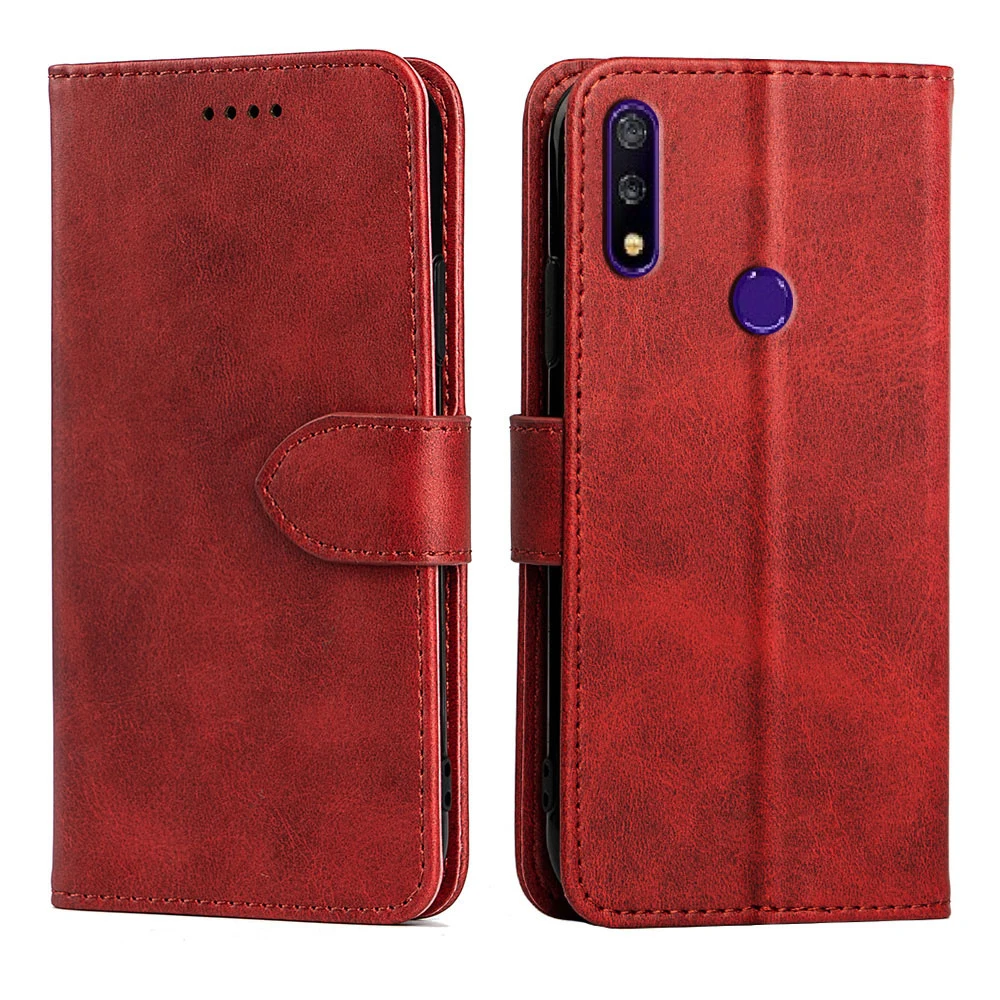 SRHE чехол для Ulefone Armor X3 Чехол-книжка кожаный мягкий силиконовый Магнитный чехол-кошелек для Ulefone Armor X3 чехол - Цвет: Красный