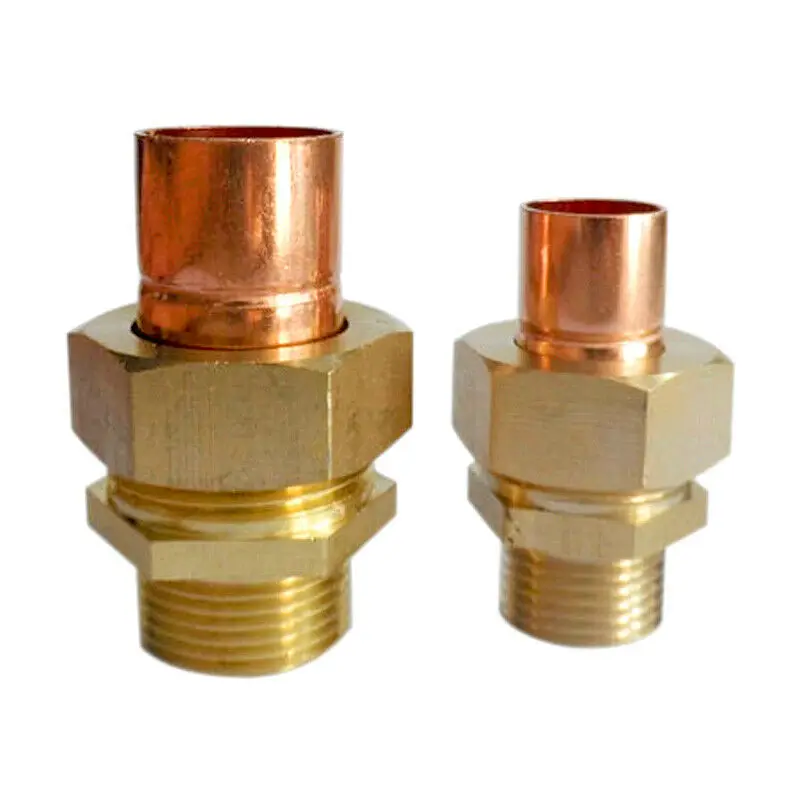 ID 10 12 7 15 16 22 28 мм X 1/2 &quot3/4&quot 1 &quotBSP латунь BSP розетка соединение с медным концом