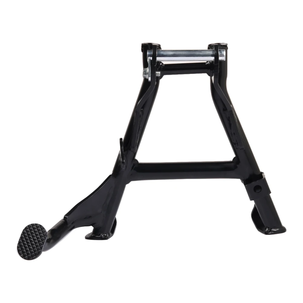 Motocicleta meio kickstand suporte pilar centro central