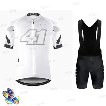 

2020 Cycling Group Bike Cycling Suit Set New Men's Bike Clothing Bib Shorts Set Quick-drying Bike Uniform Ropa Ciclismo Verano