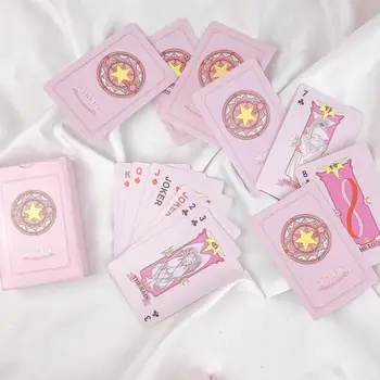 

Anime Cardcaptor Sakura Clow Card Cosplay Props KINOMOTO SAKURA Card Captor Sakura Cards Tarot 54pcs