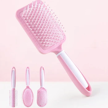 

Hair Brush Soft New Airbag Massage Comb Paddle Brush(4 Pack )