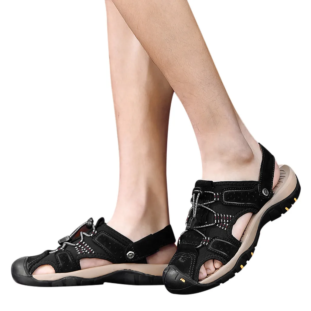 Vogue Men Sandals Summer Men Shoes Breathable Walking Beach Sports Slippers Outdoor men\x27s Shoes Fashion 18Apl23