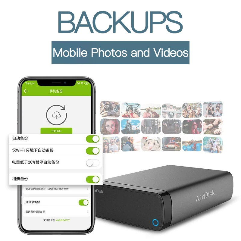 Airdisk Q3X NAS family Network Cloud Storage 3 5 &quotМобильный сетевой жесткий диск USB3.0 удаленно