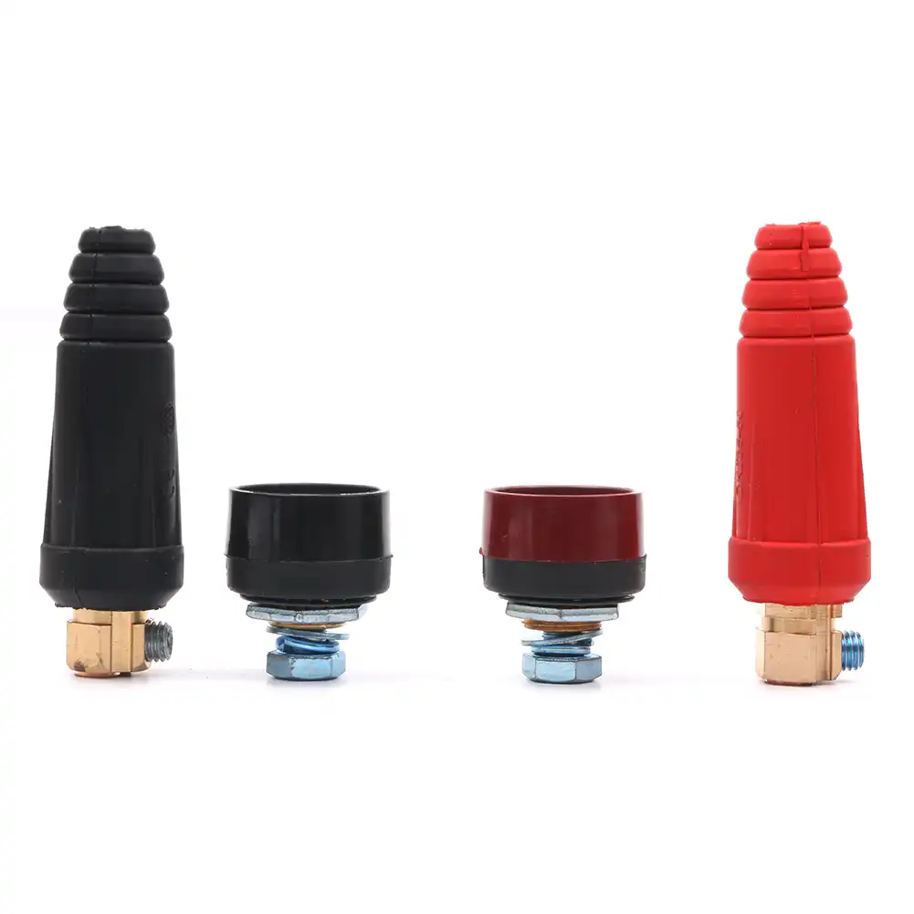 Europe Welding Machine Quick Fitting Male Cable Connector Socket Plug