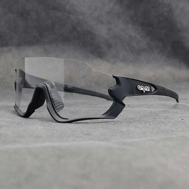Men Women Photochromic Cycling Glasses UV400 Road Bike Discoloration Goggles Running Riding Fishing Sunglasses Bicycle Eyewear