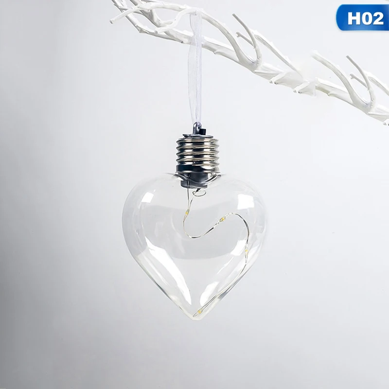 1 шт. лампочка для моделирования рождественской елки, Подвесная лампа в форме питомца, Рождественский шар, висящий на елке, украшение - Цвет: H02