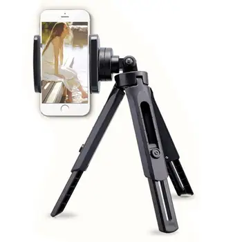 

Mini Tripod Stand for smartphone Lightweight Tripod with Phone Clip Holder 6 Inch Smartphone Video Tripod Stand Handle Grip