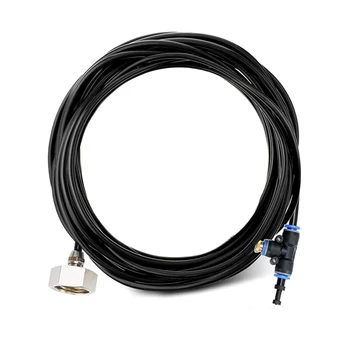 

Patio Misting System with 21 Misting Nozzles, Misting Kit for Outside Patio Garden Greenhouse Trampoline for Waterpark