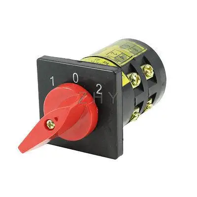 

AC 380V 3KW 10A 8-Terminals 3-Positions Control Combination Cam Switch
