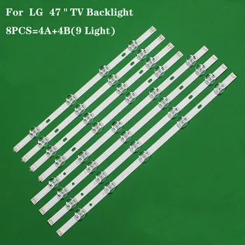 

100%NEW 98cm LED Backlight Lamp strip 9 leds For LG 47" TV innotek DRT 3.0 47" 47LB6300 47GB6500 47LB652V 47lb650v LC470DUH 47LB