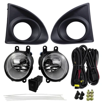 

Auto Front Fog Lights Bumper Daytime Running Driving Lamps Harness Switch Kits for Toyota Axio 2013