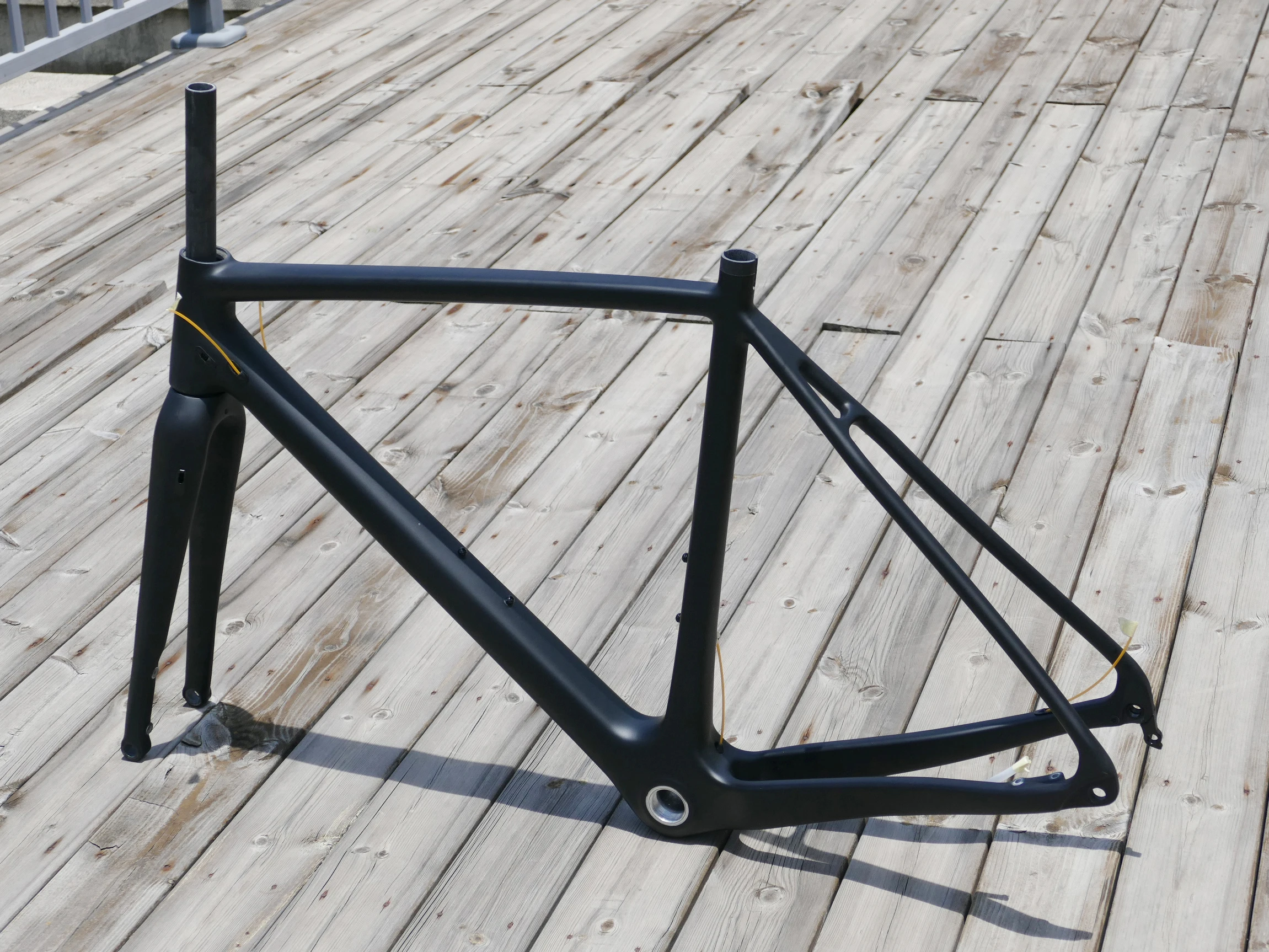 FR608 полностью углеродный UD Matt для велокросса шоссейный велосипед Cyclo Cross Frame Thru Axle