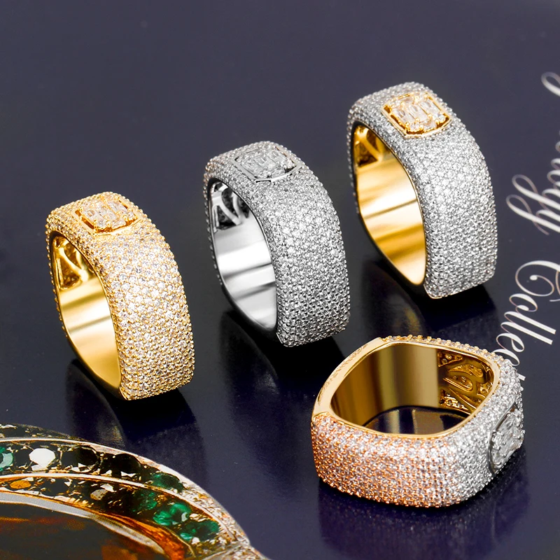 

TIRIM Luxury Square Ring for Women Party Wedding & Engagement Cubic Zirconia Charm Wed Finger Rings CZ   New 2020